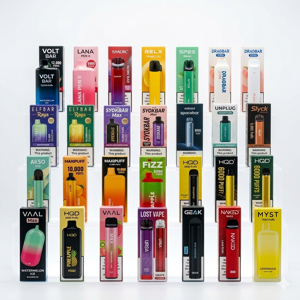 disposable vape collection Vapes & High-Puff Pods LuffBar Flare 40K Puffs xros2 Vape Flavor:Orange Raspberry