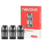 Nevoks A1 vape pods with 0.4Î© coil and 3ml capacity, shown with red packaging