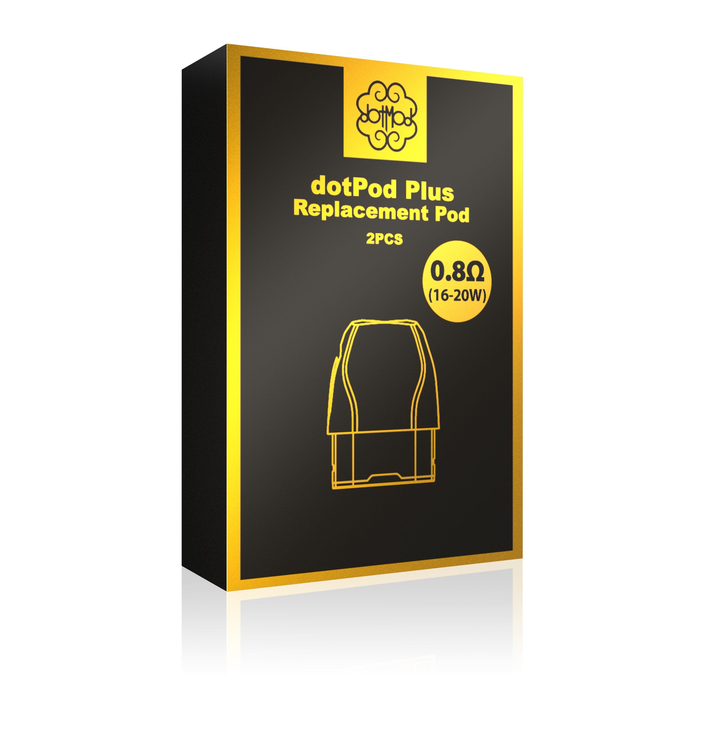 dotMod dotPod Plus Replacement Cartridges (3ml) - Pack of 2
