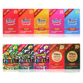 Fantasi and Freeli 4000 puff vape pods in Apple, Orange, Mango, Grape, Lemonade, Jackfruit, Guava, Lychee, and Coffee flavors