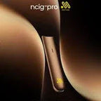 ncig pro vape device with sleek gold finish and glowing indicator light