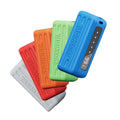 SYOKBAR rechargeable vape devices in blue, green, orange, red, and gray with battery display
