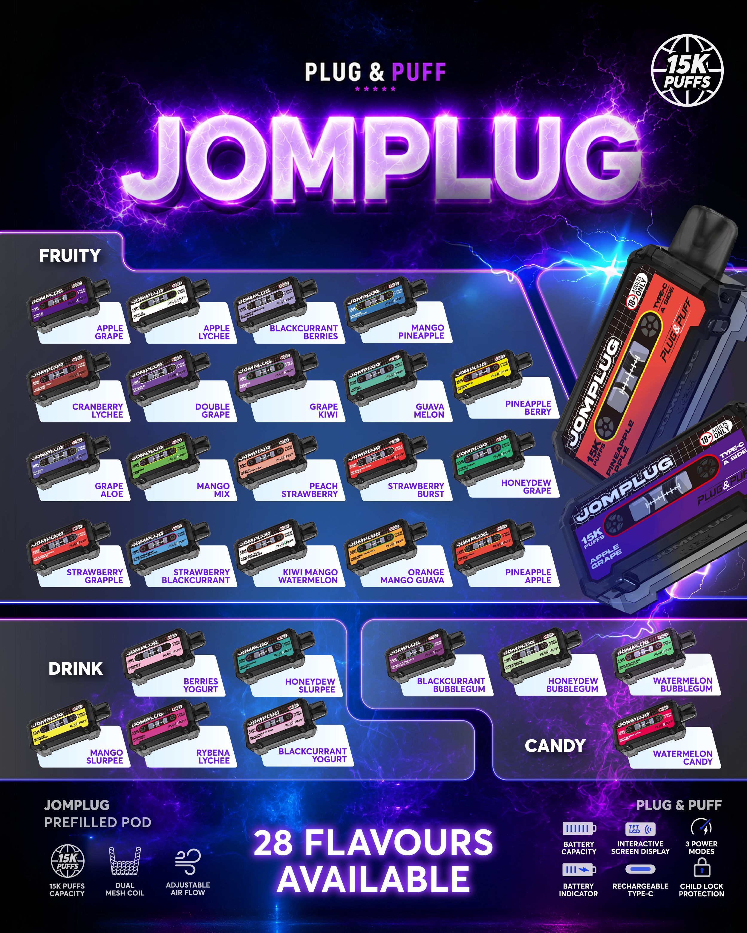 JomPlug 15k by Plug&Puff