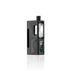 Premium black vape device with digital display and clear cartridge, ideal for luxury vaping experience