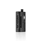 Mission Apollo Core vape device with sleek black design and transparent e-liquid window