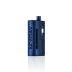 Blue Mission Apollo vape device with sleek design and visible e-liquid window