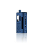 Blue Mission vape device with floral design and clear cartridge window