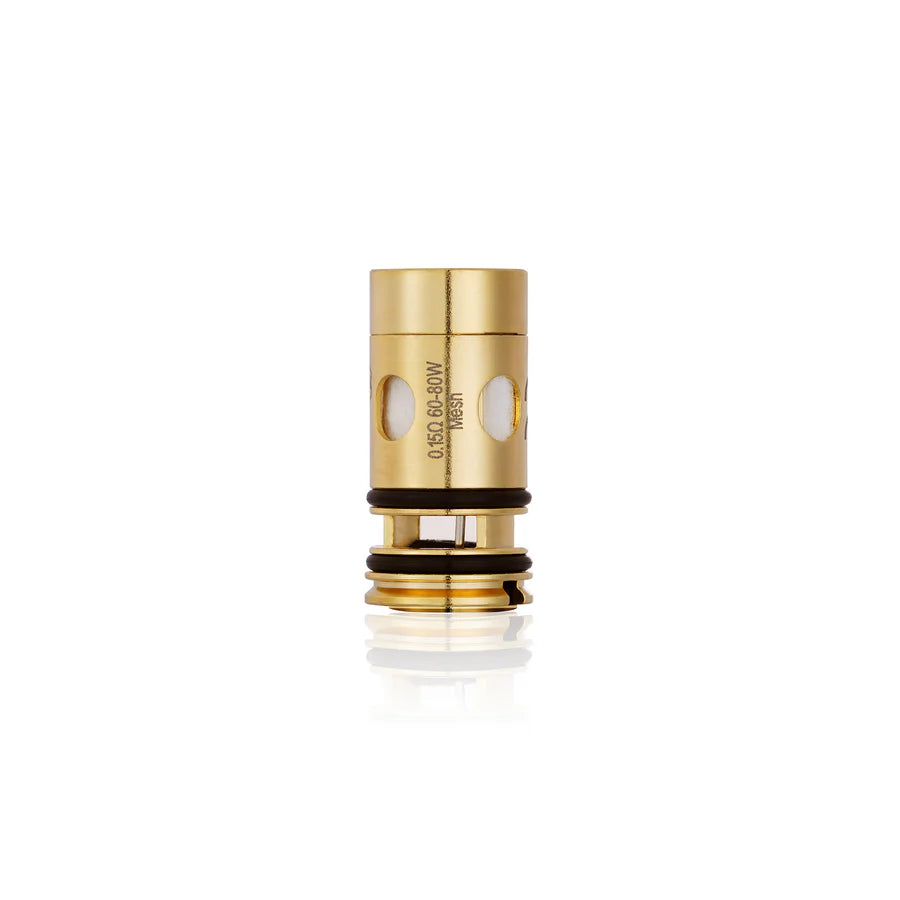 Gold vape coil with 0.15Ω mesh design for 60-80W performance