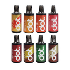 Dot disposable vape pens in assorted flavors and colors, compact design for portable vaping