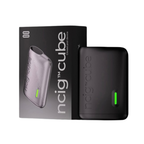 ncig cube closed pod device with green indicator light, sleek black design for vaping