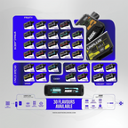 ASDF Unplug vape pods with 30 fruity, candy, drink & creamy flavors, prefilled pods, mesh coil, 25K puffs